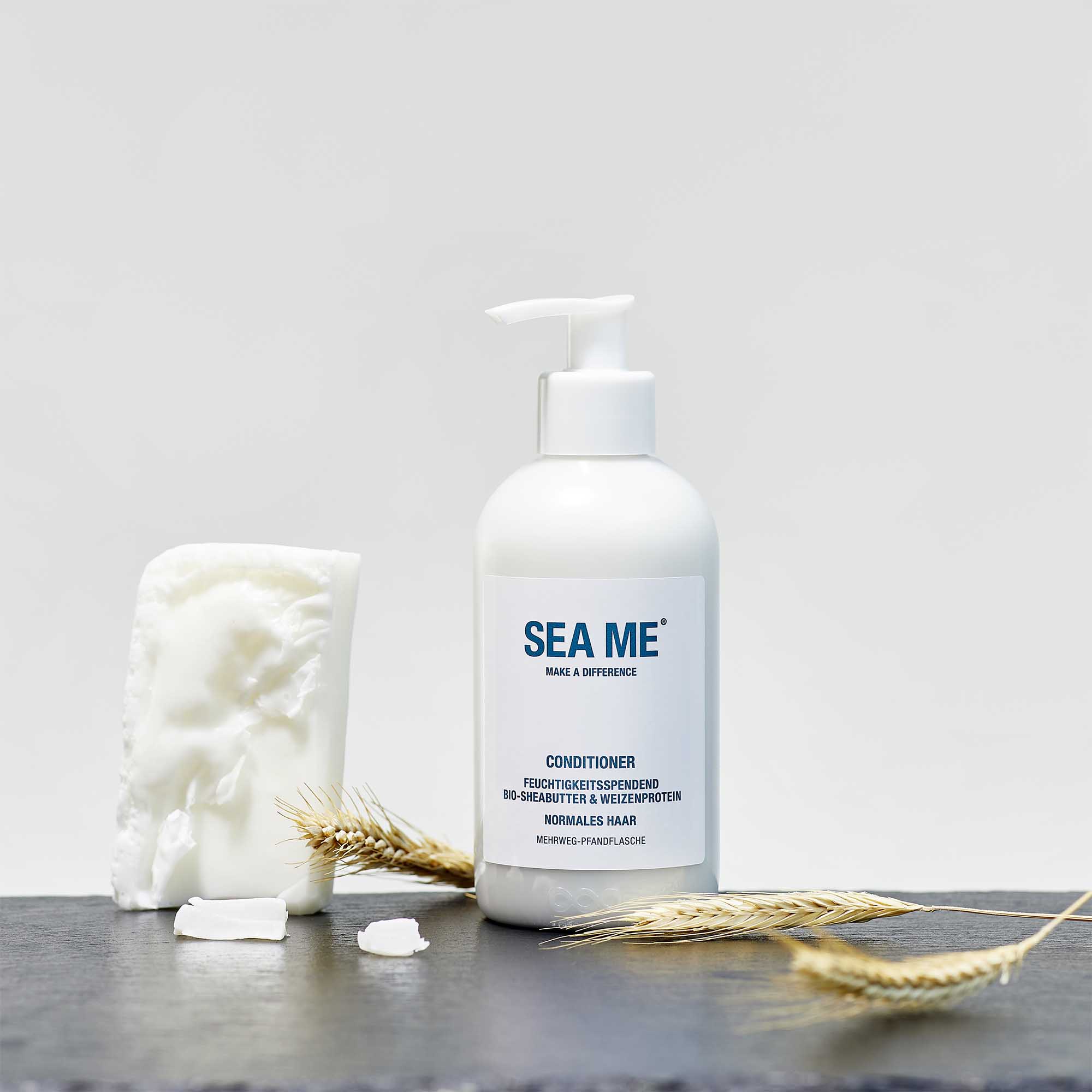 Conditioner Bio-Sheabutter & Weizenprotein | Vegan | in Mehrweg-PET